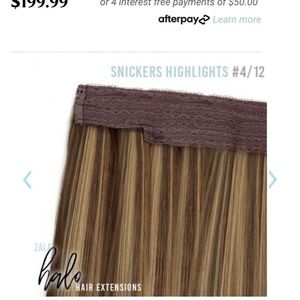 Zala halo hair extensions